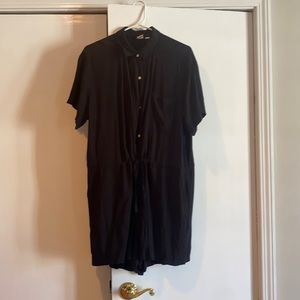 Gap Black Short Sleeve Romper